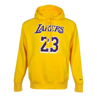 Nike NBA Lakers Lebron James Hoodie 'Yellow' CZ0282-728