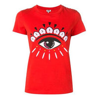 KENZO Cotton Eye Printing Short Sleeve Red F952TS733-4YD-21