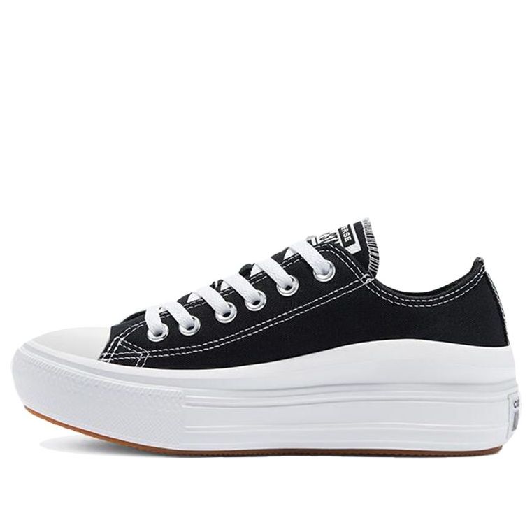 (WMNS) Converse Chuck Taylor All Star Move Low 'Black' 570256C