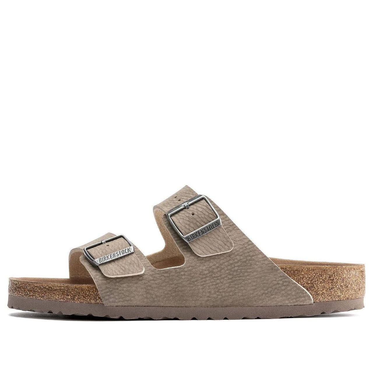 (WMNS) Birkenstock Arizona Vegan Synthetik Narrow Fit Sandals 'Desert Dust Gray Taupe' 1023036