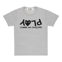 (WMNS) COMME des GARCONS PLAY T-Shirt With Large Logo 'Grey' AZ-T081-051-1