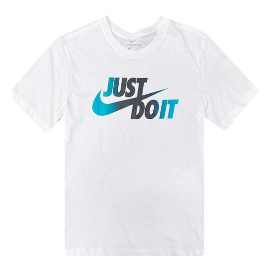Nike Logo Crew Neck Pullover Short Sleeve White CV1987-100