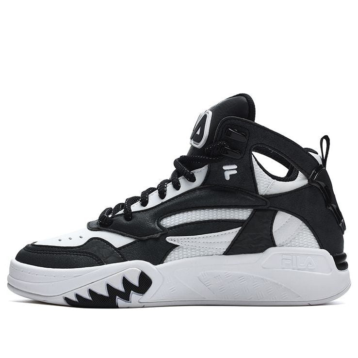 (WMNS) FILA FUSION Desperado Vintage Basketbal Shoes 'White Black' T12W243221FWB