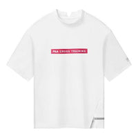 (WMNS) FILA Alphabet Logo Printing Short Sleeve White F11W934103F-WT