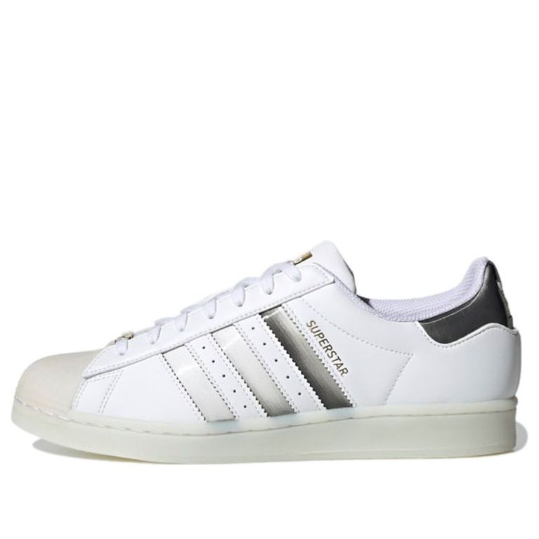 adidas originals Unisex Superstar Sneakers White/Silver/Grey H00233
