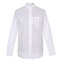 Men's KENZO Loose Version Long Sleeves Shirt White FA55CH8251LG-01