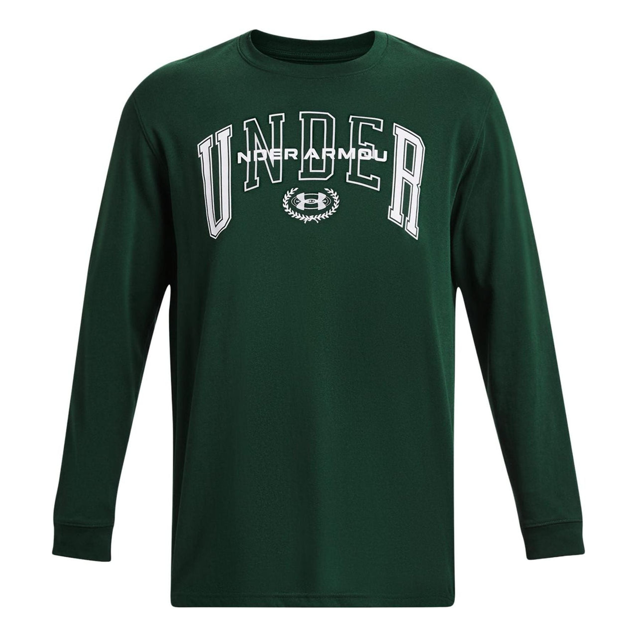 Under Armour Crest Heavyweight Long Sleeve T-shirt 'Green' 1379576-322