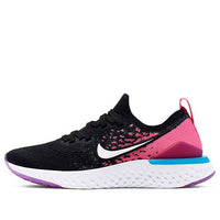 (GS) Nike Epic React Flyknit 2 'Black Pink Blast' AQ3243-016