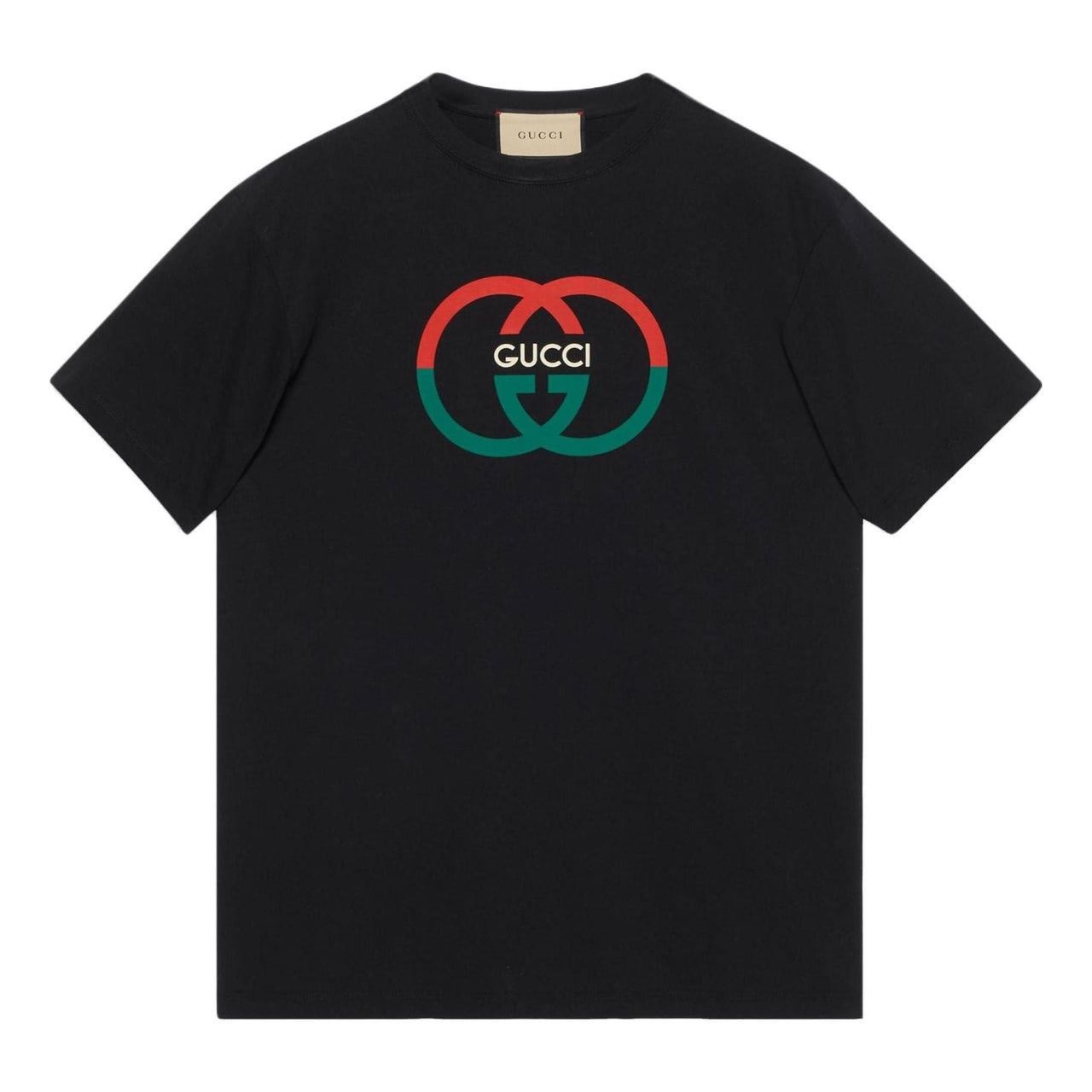 Gucci Cotton Jersey Printed T-Shirt 'Black' 771758-XJF68-1152