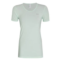 (WMNS) Under Armour UA Seamless Training Sports Short Sleeve Blue 1351604-403