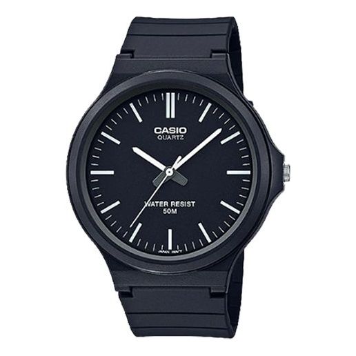 CASIO Waterproof Unisex Black Analog MW-240-1E