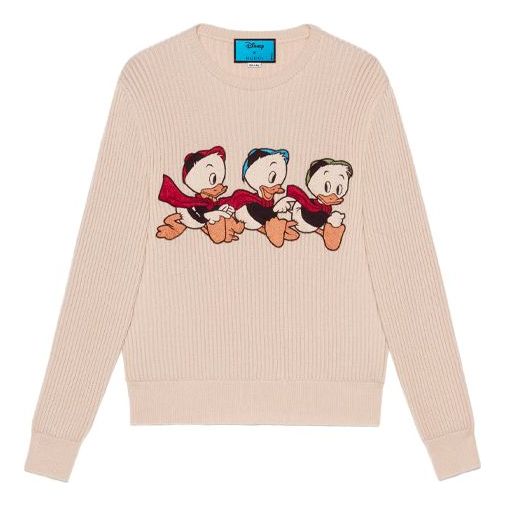 Disney x Gucci Donald Duck Cotton Wool Jumper Cream 650076-XKBRQ-9791
