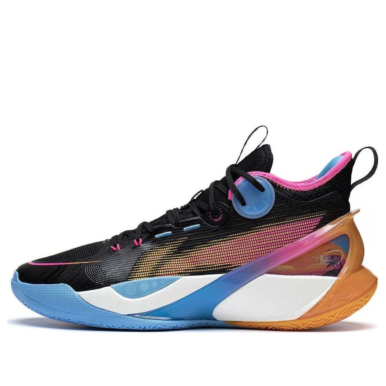 Li-Ning Sonic 10 Ultra Mid 'Black Blue Multi' ABAS145-5