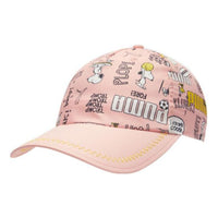 (GS) PUMA x Peanuts Baseball Cap 'Pink White' 023158-02