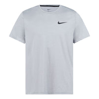 Nike Pro Dri-FIT Sports Training Quick Dry Round Neck Short Sleeve Gray CZ1182-073