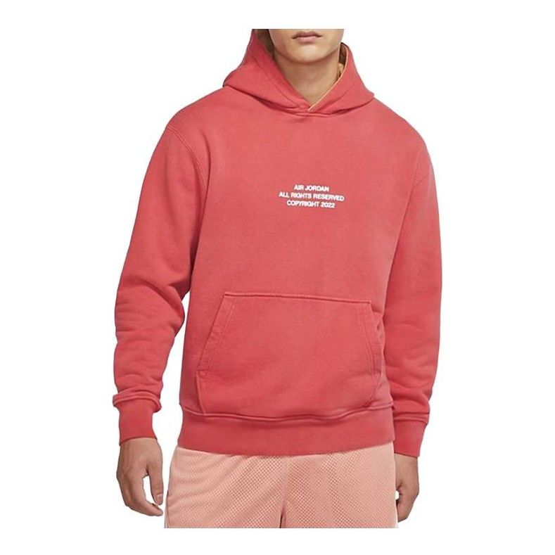 Air Jordan Flight Heritage Fleece Pullover Hoodie 'Red' DQ7545-662