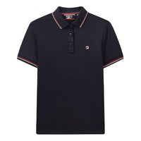 (WMNS) FILA Geometry Pattern Short Sleeve Polo Shirt Blue F51W021120F-NV
