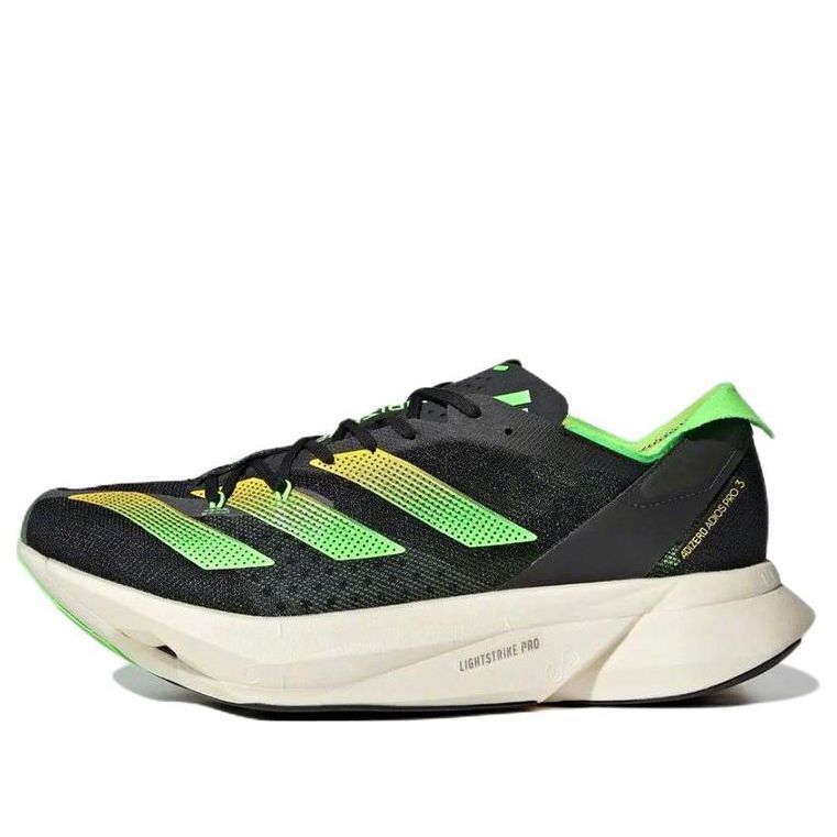 adidas Adizero Adios Pro 3 'Core Black Solar Green' GX6251