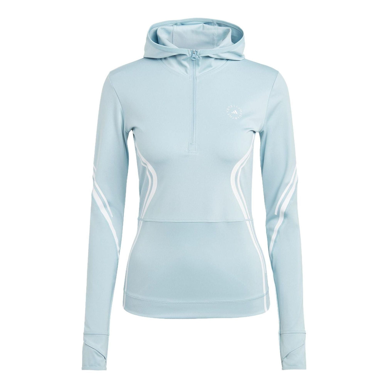 (WMNS) adidas By Stella Mccartney Truepace Long Sleeve Top 'Blue White' HS4256