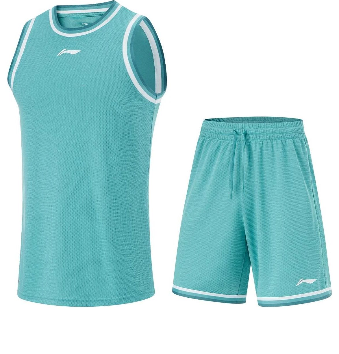 Li-Ning Basketball Competition Suits 'Teal' AATU017-6