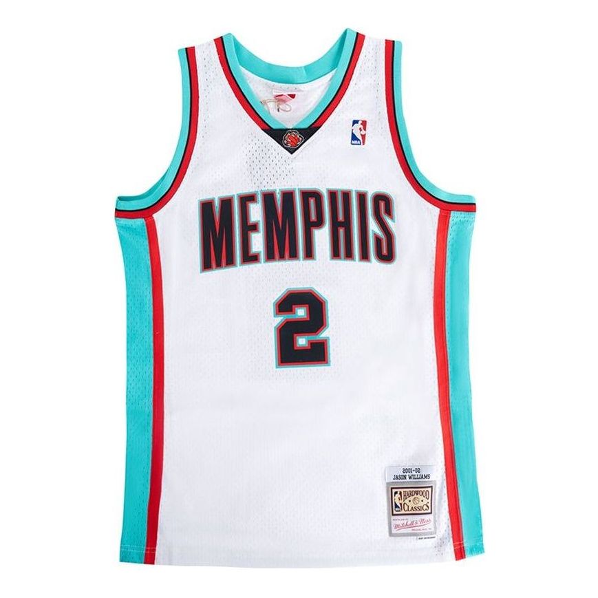 Mitchell & Ness x NBA Memphis Grizzlies 2001-02 Swingman Jersey 'Jason Williams 2' SMJY1153-MGR01JWIWHIT