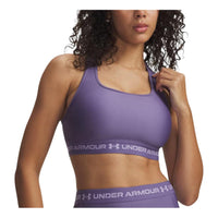 (WMNS) Under Armour Crossback Mid Sports Bra Asia Sizing 'Purple Luxe Purple Crest' 1361034-520