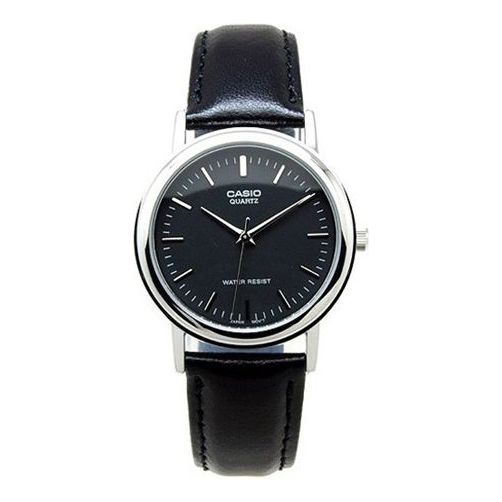 Men's CASIO ENTICER Series 38mm quartz Watch Business Mens Black Analog MTP-1095E-1A