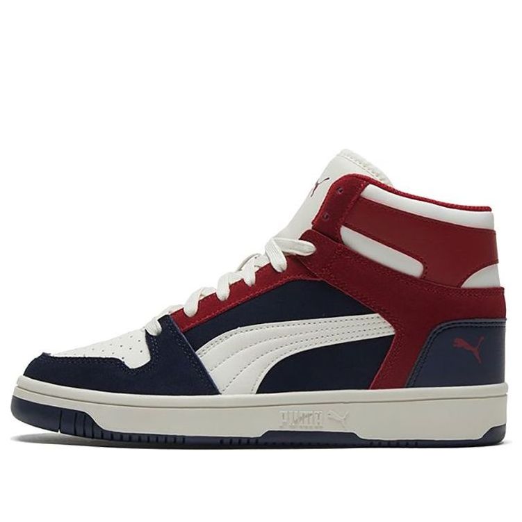 PUMA Rebound Sd Dark Blue/White/Red Mid Casual Board Shoes 370219-04