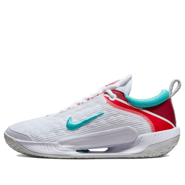 (WMNS) Nike Court Zoom NXT 'White Habanero Red Teal' DH0222-136