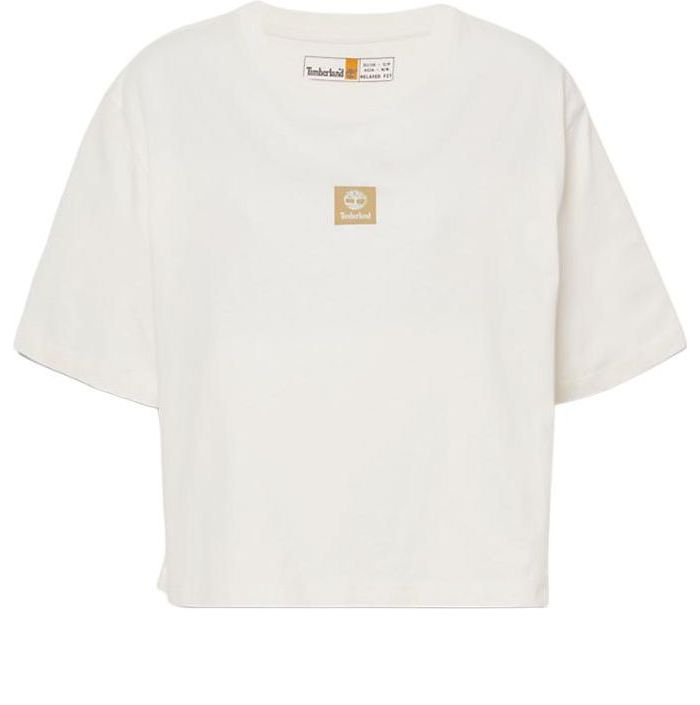 (WMNS) Timberland Logo T-Shirt 'White' A5RZX-CM9