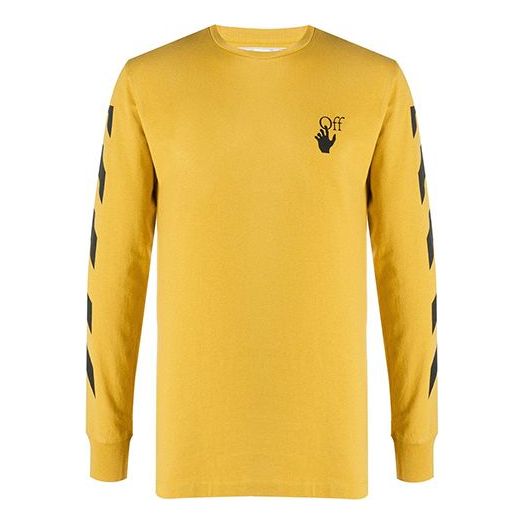 Men's Off-White Printing Yellow OMAB001F20FAB0081610