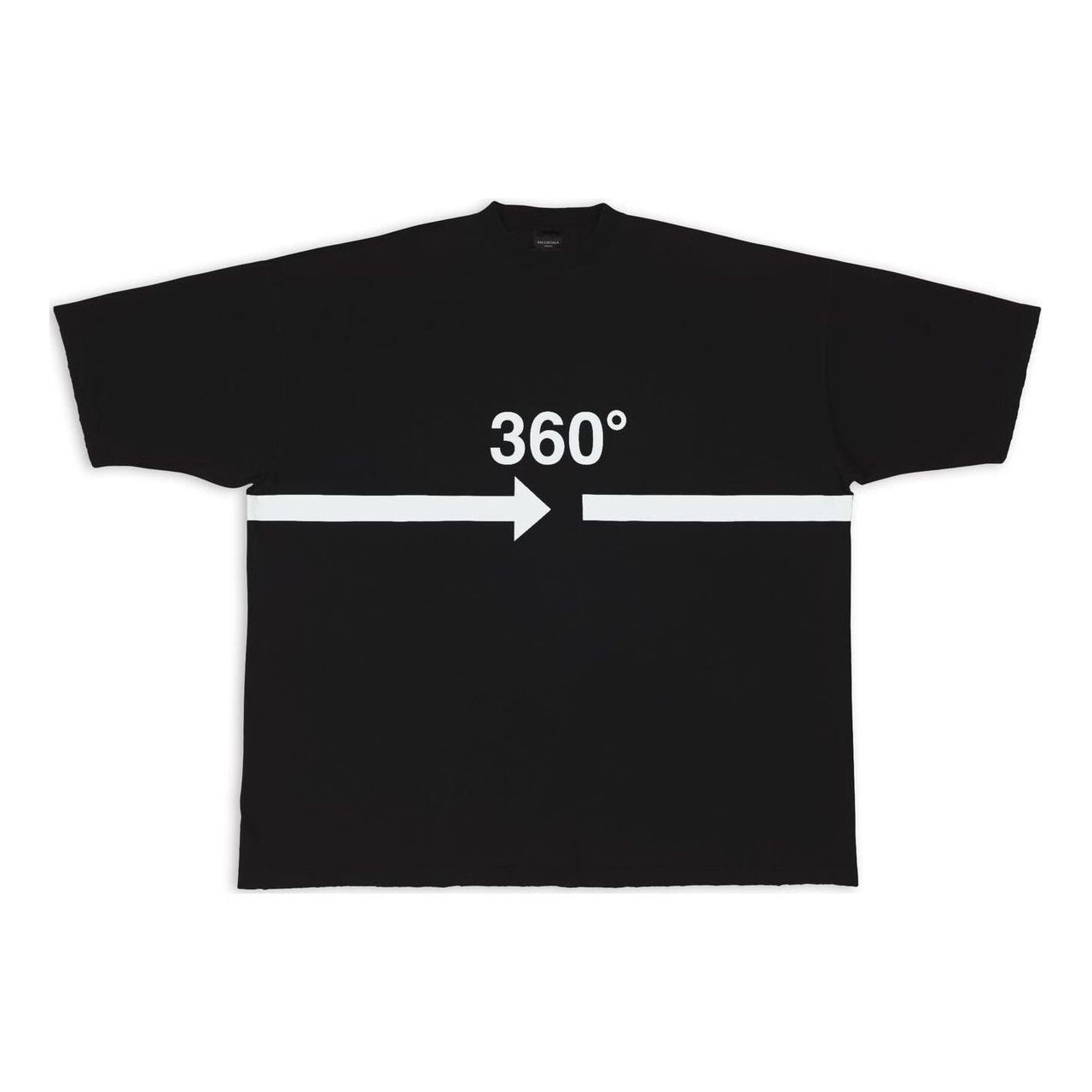 Balenciaga 360 Tubular T-Shirt Oversized 'Black' 720501TNVD51070