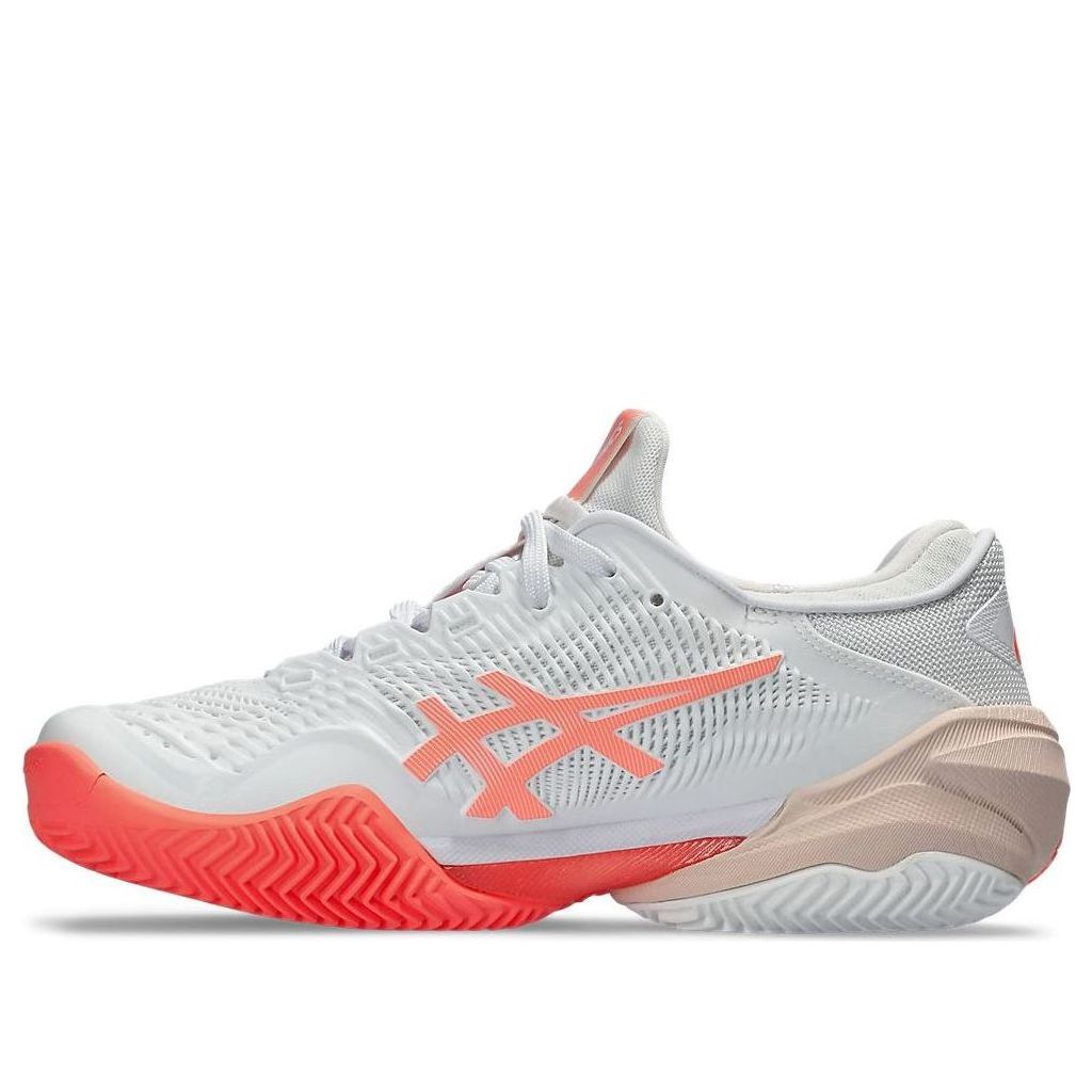 (WMNS) ASICS Court FF 3 Clay 'White Sun Coral' 1042A221-103