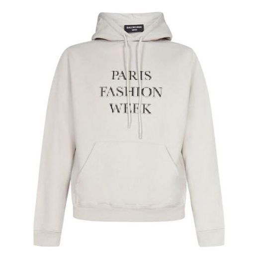 Balenciaga Paris Fashion Week Hoodie 'Almond' 657034TKV852984