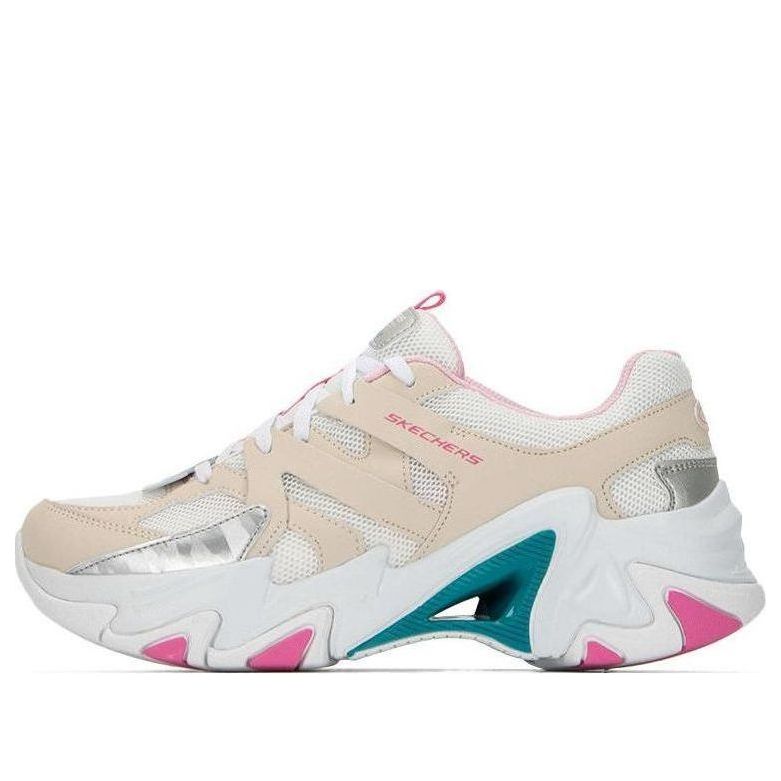 (WMNS) Skechers Stamina V3 'Cream White Purple' 896071-NTMT