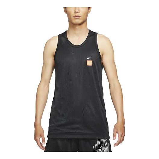 Men's Nike KD Durant Basketball Sports Printing Breathable Black Vest CV2408-010
