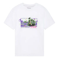Li-Ning BadFive Graphic Loose Fit T-shirt 'White' AHSS401-2