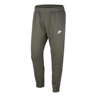 Nike Club Sweat Fleece Casual Long Pants Brown Green Browngreen BV2671-355