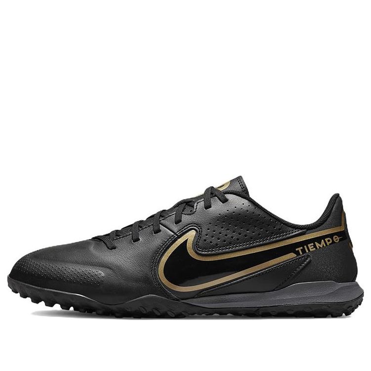 Nike Tiempo Legend 9 Academy TF 'Black Metallic Gold' DA1191-007