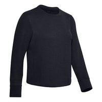 (WMNS) Under Armour Unstoppable Back Mesh Zipper Training Pullover Black 1344159-001