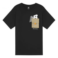 New Balance Safari Logo T-Shirt 'Black' AMT12355-BK