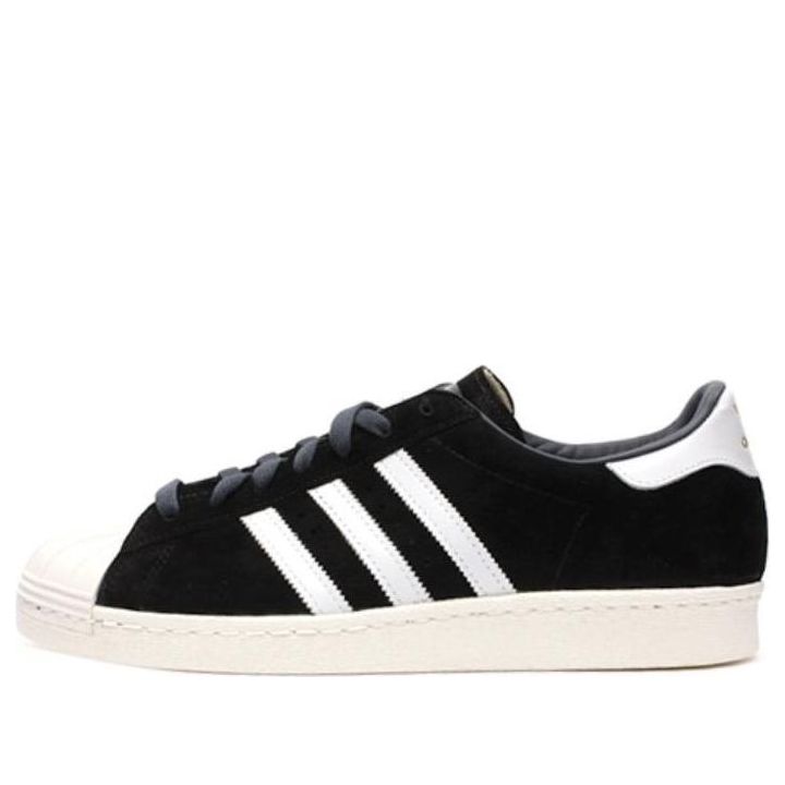 adidas originals Superstar 80s Dlx Suede 'Black White' B25961
