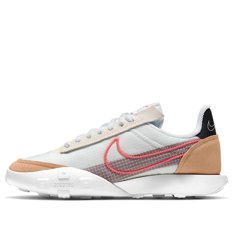 (WMNS) Nike Waffle Racer 2X 'White Bright Crimson' CK6647-101