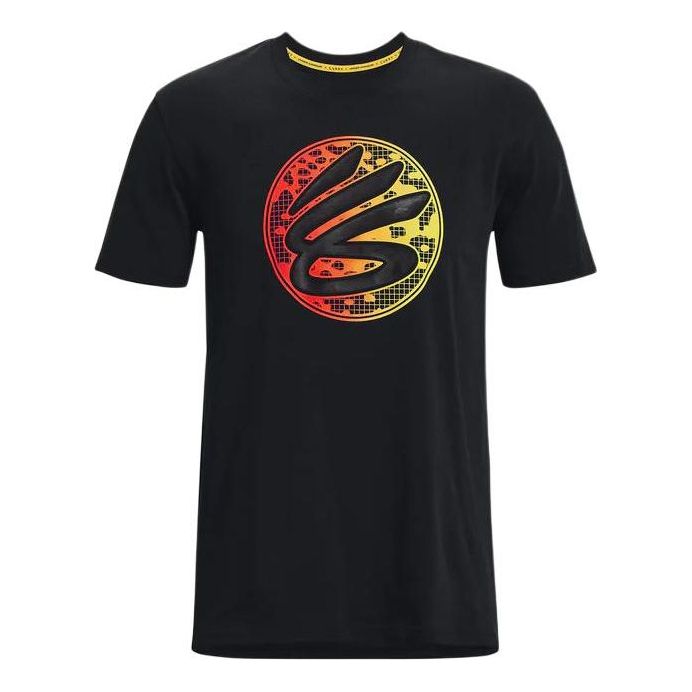 Under Armour Curry Gradient Heavyweight T-shirt 'Black' 1376274-001