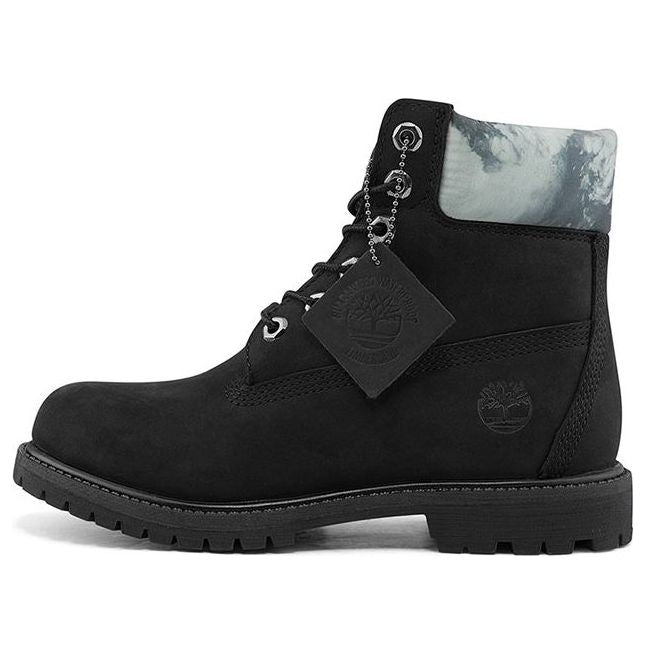 Timberland Premium 6-inch Waterproof Wide-Fit Boot 'Black Nubuck' A2ESHW