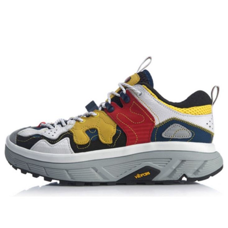 (WMNS) Li-Ning Ace Low 'Multicolor Yellow' AGBQ072-2