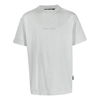 Palm Angels Reverse Logo T-Shirt 'Light Grey' PMAA001S23JER0040505