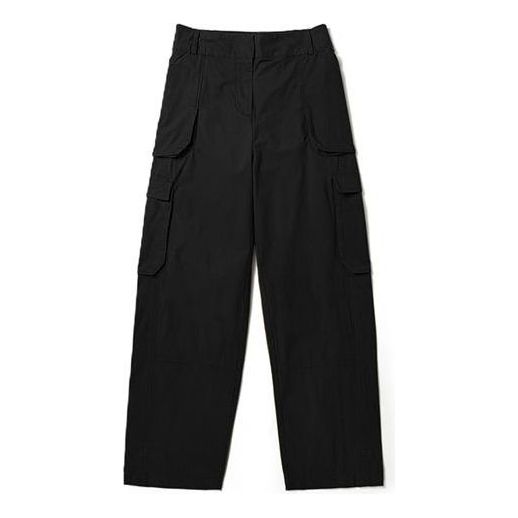 (WMNS) Timberland Logo Work Pants 'Black' A6H7H-001