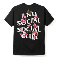 ANTI SOCIAL SOCIAL CLUB Flowers logo Short Sleeve Unisex Black ASSC-511