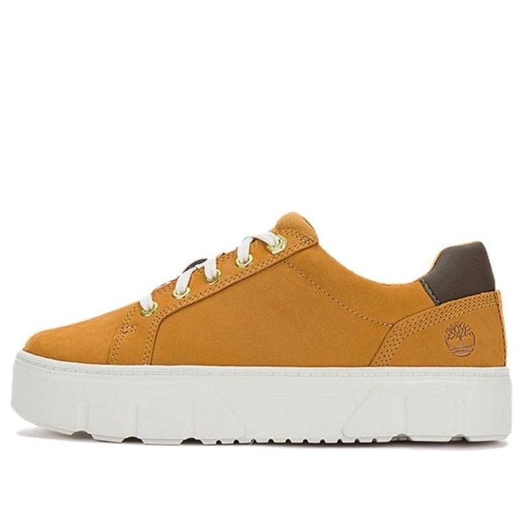 (WMNS) Timberland Laurel Court Low Lace Up Sneaker 'Wheat Canvas' A64GZW